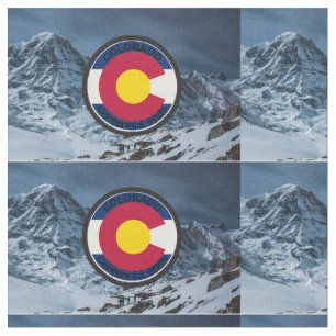 Tela Bandera circular de Colorado