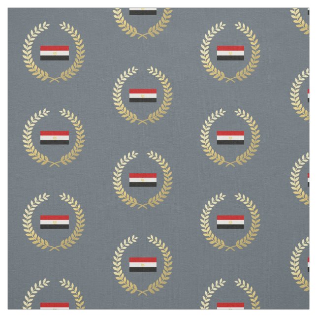 Tela Bandera clásica de Egipto (Retal)