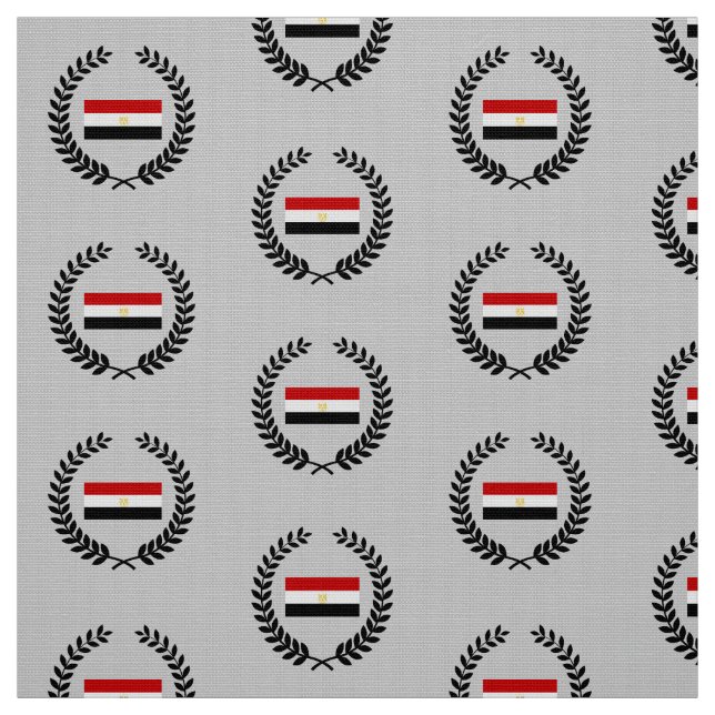 Tela Bandera clásica de Egipto (Retal)