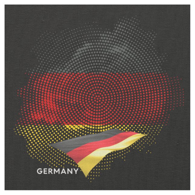 Tela bandera de Alemania (De cerca)