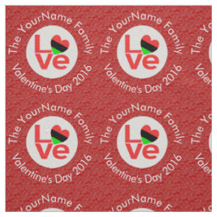 Tela Bandera de amor de letra roja de las islas Åland p