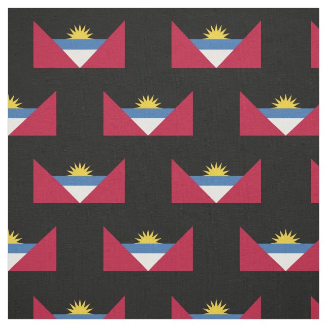 Tela Bandera de Antigua y de Barbuda (Retal)