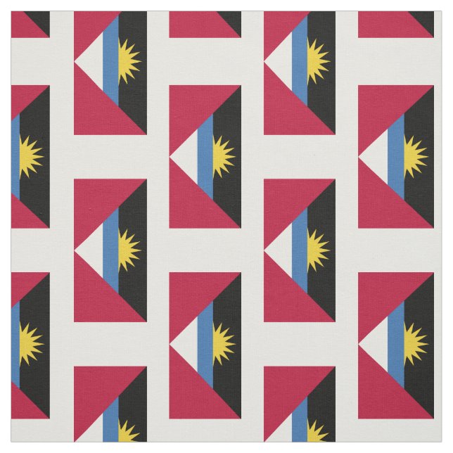 Tela Bandera de Antigua y de Barbuda (Retal)