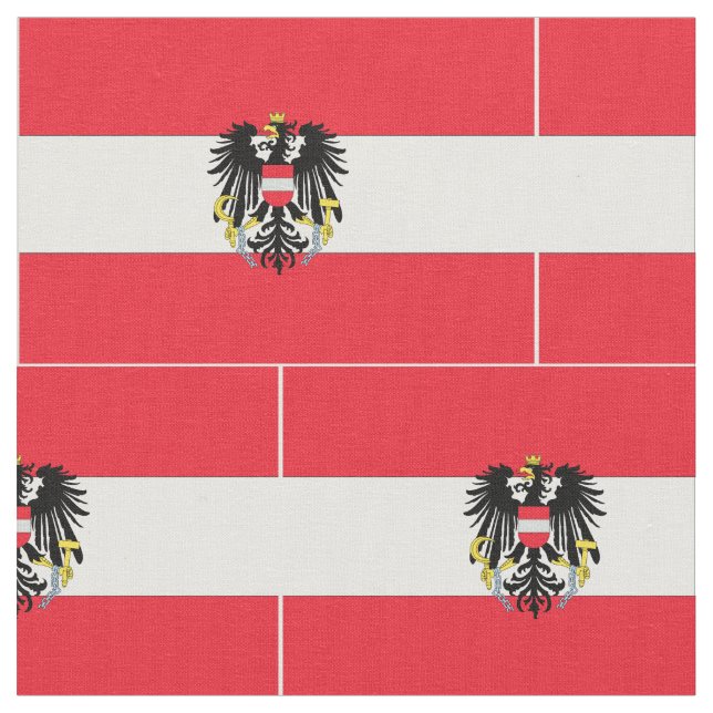 Tela Bandera de Austria (De cerca)