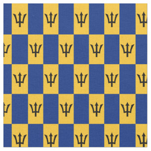 Tela Bandera de Barbados y moda de moda en Barbados