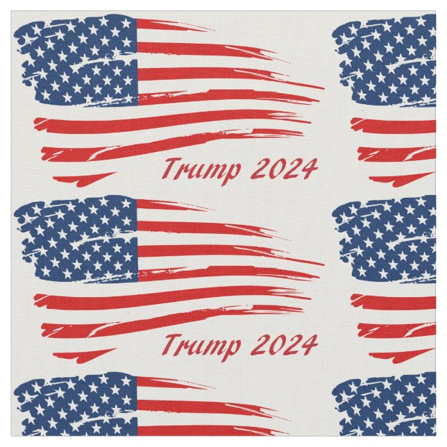 Tela Bandera de batalla de Trump 2024 (De cerca)