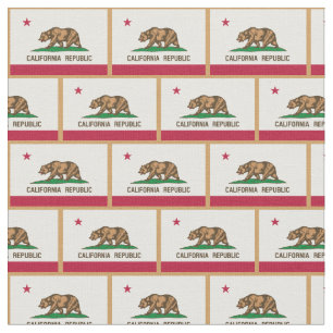 Tela Bandera de California y moda de Estados Unidos/Est