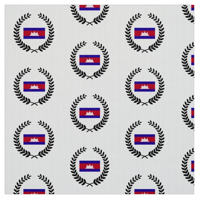 Tela Bandera de Camboya (Retal)