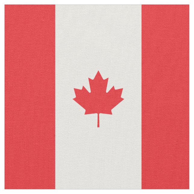 Tela Bandera de Canadá (De cerca)