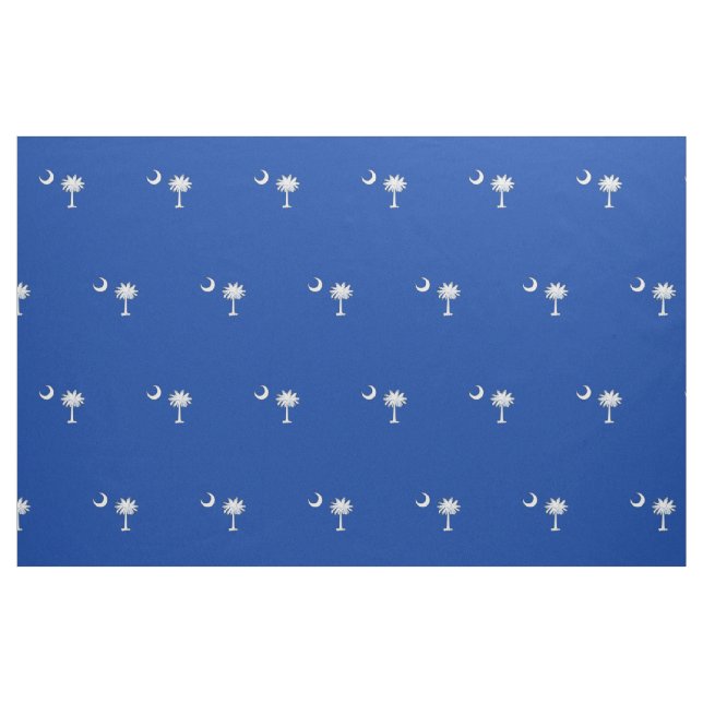 TELA BANDERA DE CAROLINA DEL SUR ("Cuarto gordo" (fat quarter))