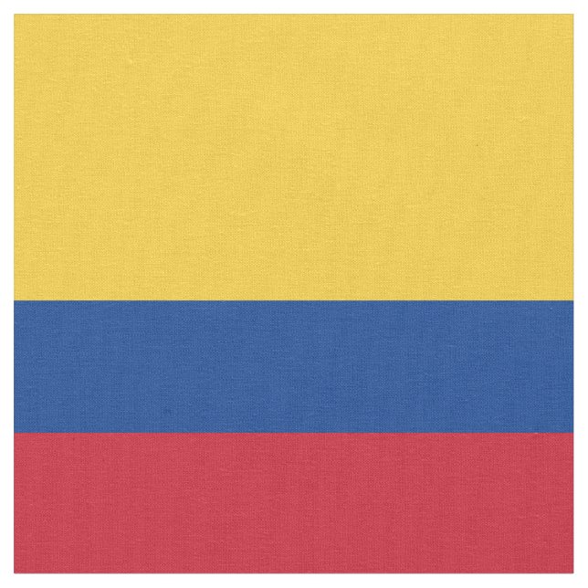 Tela Bandera de Colombia (De cerca)