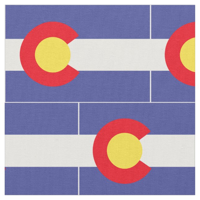 Tela Bandera de COLORADO - (De cerca)