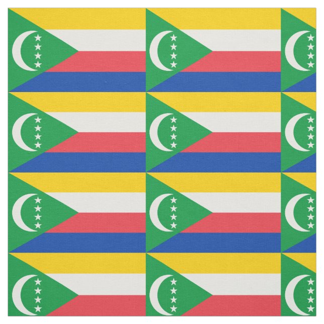 Tela Bandera de Comoras (Retal)