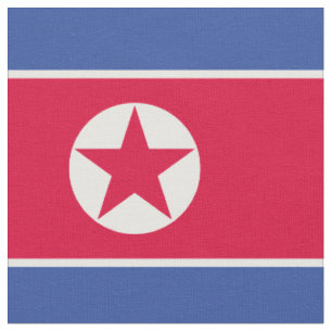 Tela Bandera de Corea del Norte