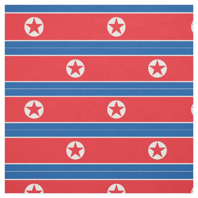 Tela Bandera de Corea del Norte (Retal)