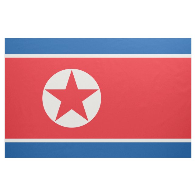 Tela Bandera de Corea del Norte (Yarda)