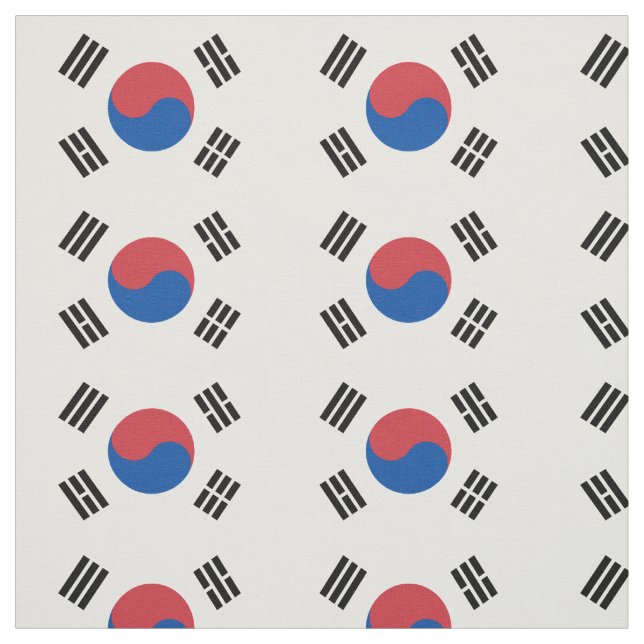 Tela Bandera de Corea del Sur (Retal)