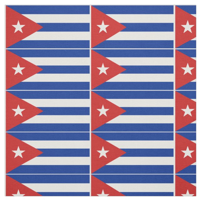Tela Bandera de Cuba (Retal)