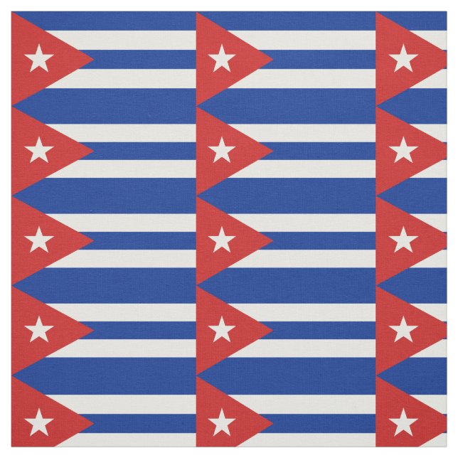 Tela Bandera de Cuba (Retal)