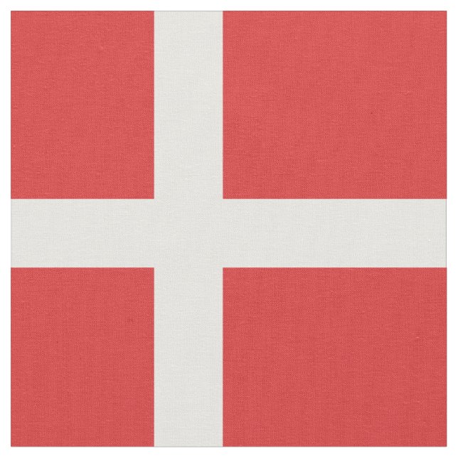 Tela Bandera de Dinamarca (De cerca)