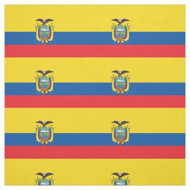 Tela Bandera de Ecuador (Retal)