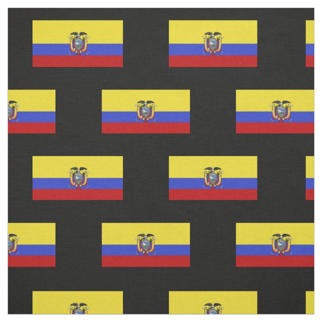 Tela Bandera de Ecuador (Retal)