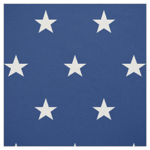 Tela Bandera de EE.UU. Azul Estrellas blancas modernas