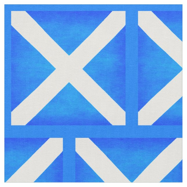 Tela Bandera de época de Escocia - El Saltire (De cerca)