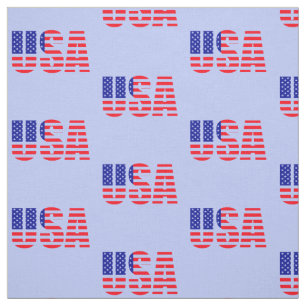 Tela Bandera de Estados Unidos Azul blanco rojo sobre f