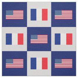 Tela Bandera de Estados Unidos, bandera de Francia en a