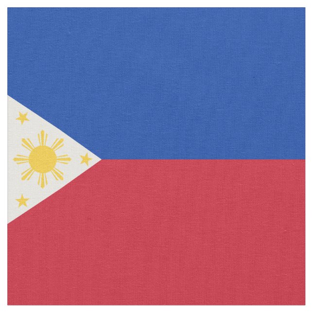 Tela Bandera de Filipinas (De cerca)