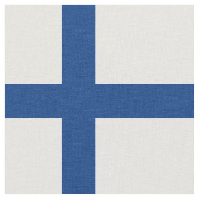 Tela Bandera de Finlandia (De cerca)