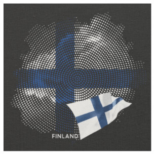 Tela bandera de Finlandia