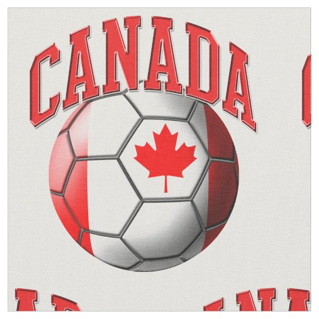 Tela Bandera de fútbol canadiense (De cerca)