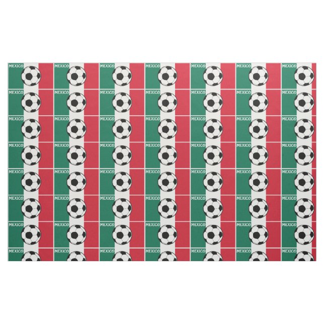 Tela Bandera de Fútbol de México ("Cuarto gordo" (fat quarter))