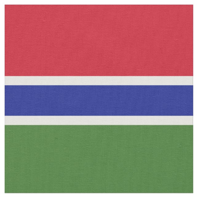 Tela Bandera de Gambia (De cerca)