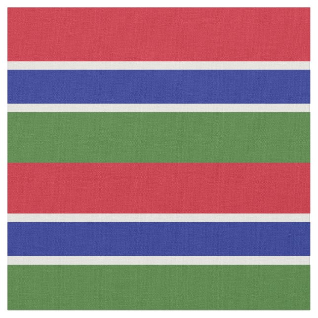Tela Bandera de Gambia (De cerca)