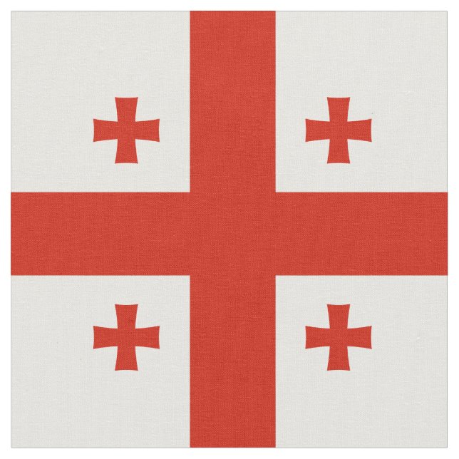 Tela Bandera de Georgia (De cerca)