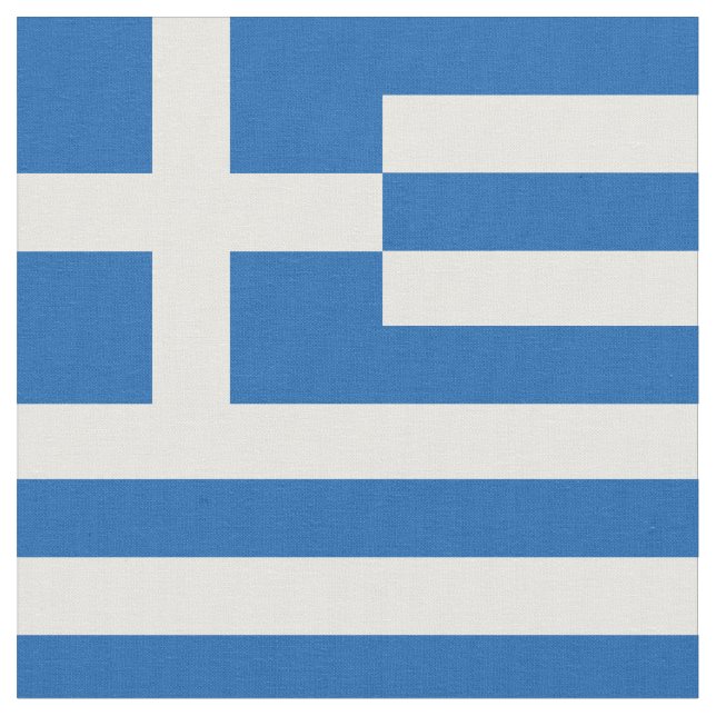 Tela Bandera de Grecia (De cerca)