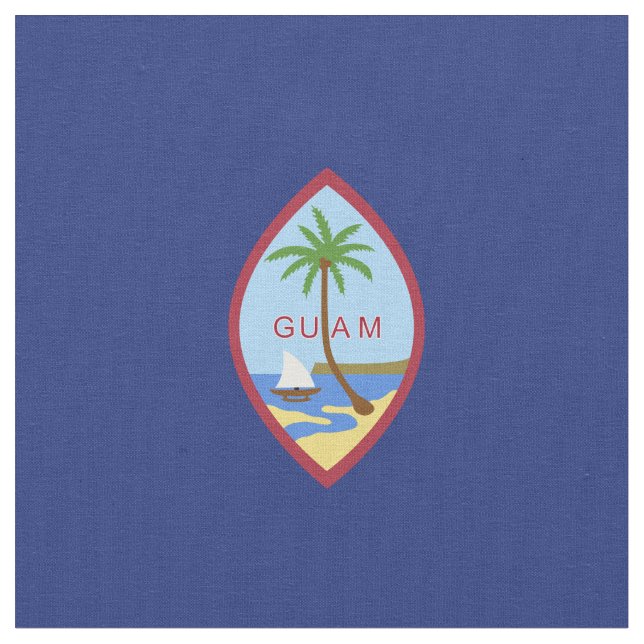 Tela Bandera de Guam (De cerca)