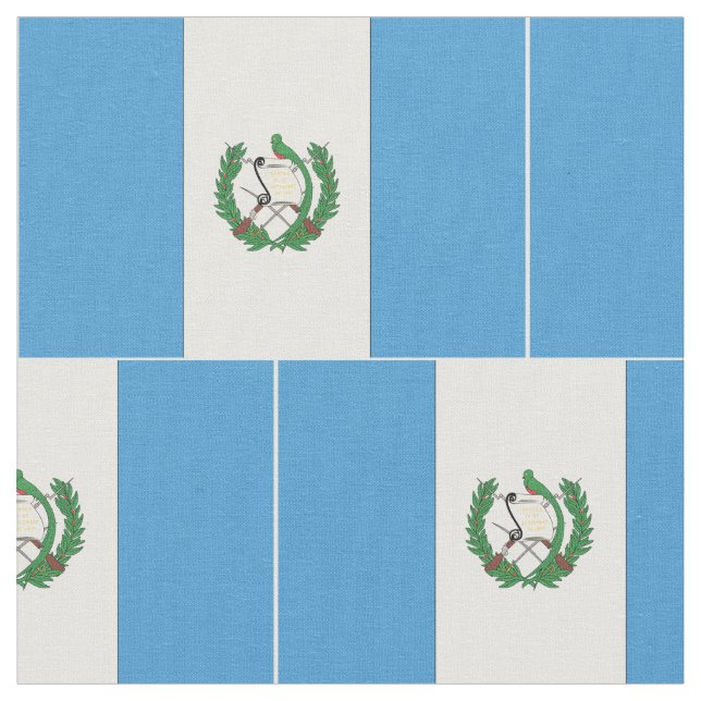 Tela Bandera de Guatemala (De cerca)