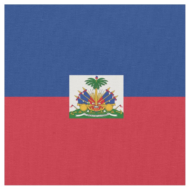 Tela Bandera de Haití (De cerca)