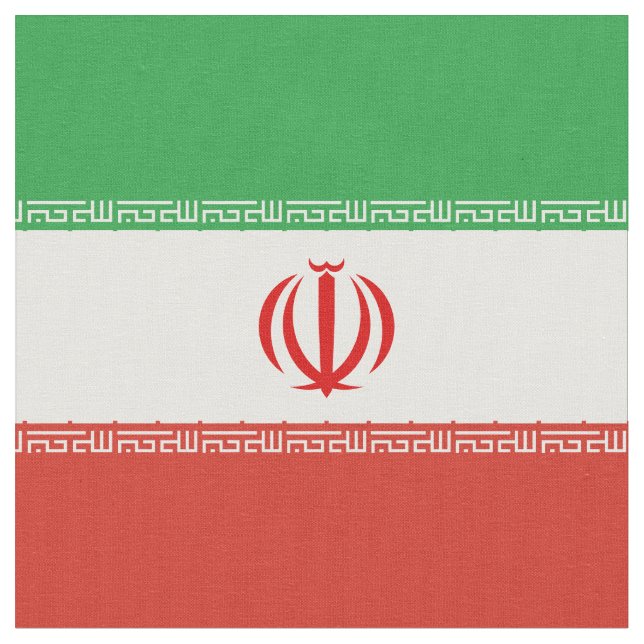Tela Bandera de Irán (De cerca)