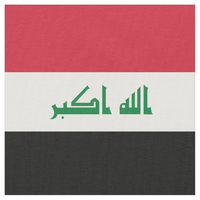 Tela Bandera de Iraq (De cerca)