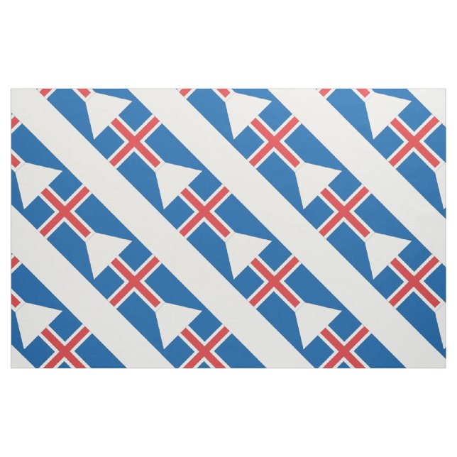 Tela Bandera de Islandia (Yarda)