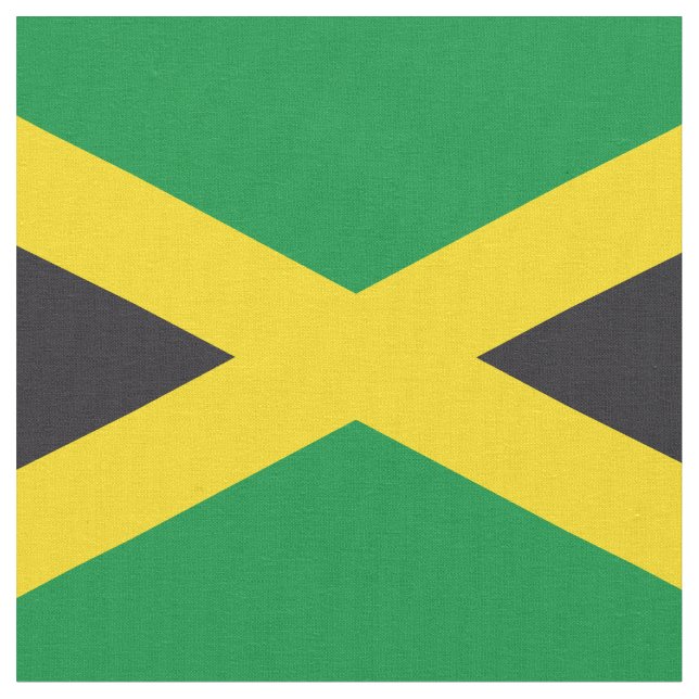 Tela Bandera de Jamaica (De cerca)