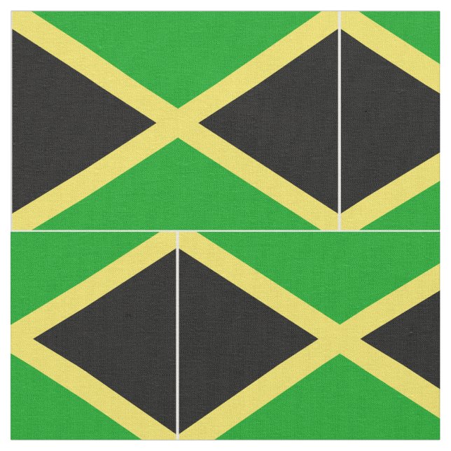 Tela Bandera de Jamaica (De cerca)