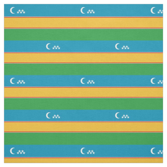 Tela Bandera de Karakalpakistán (Retal)