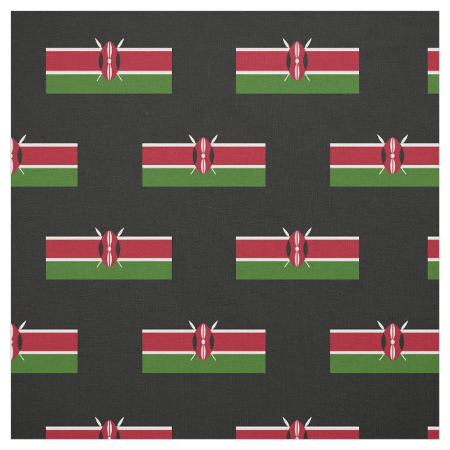 Tela Bandera de Kenia (Retal)