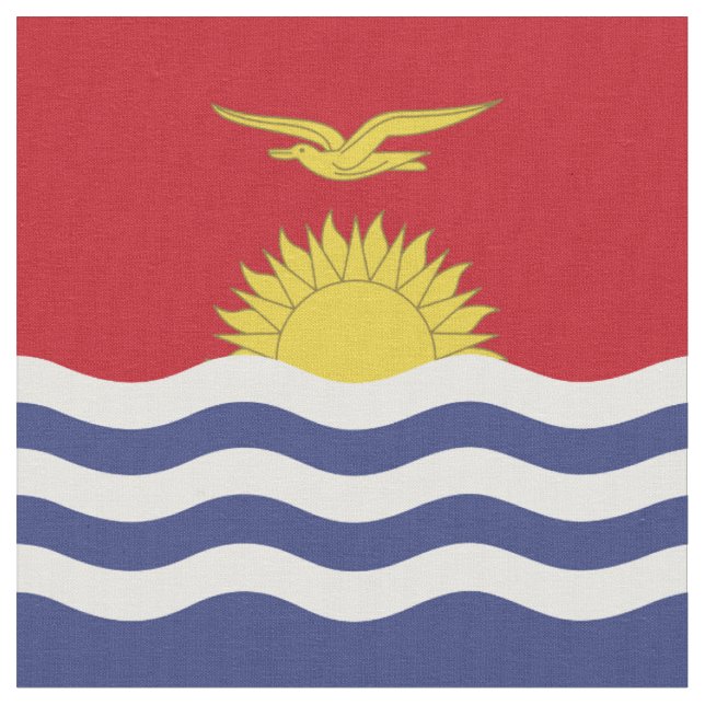 Tela Bandera de Kiribati (De cerca)